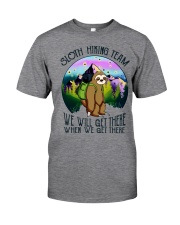 Sloth Hiking Team Classic T-Shirt front