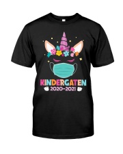 Quarantine Unicorn Kindergarten Classic T-Shirt thumbnail