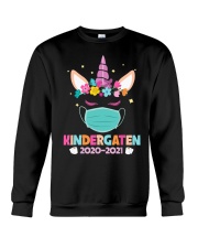 Quarantine Unicorn Kindergarten Crewneck Sweatshirt thumbnail