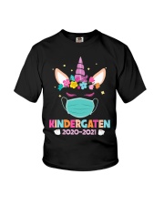 Quarantine Unicorn Kindergarten Youth T-Shirt front