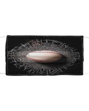 Baseball Cloth face mask front