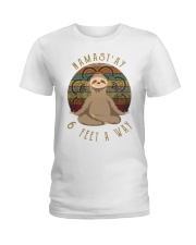 6 feet a way Ladies T-Shirt thumbnail