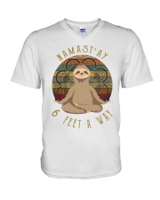 6 feet a way V-Neck T-Shirt thumbnail
