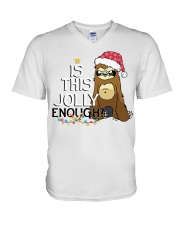 Sloth is this jolly enough V-Neck T-Shirt thumbnail