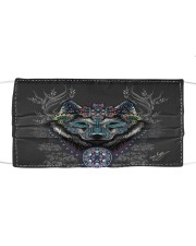 Wolf Cloth face mask front