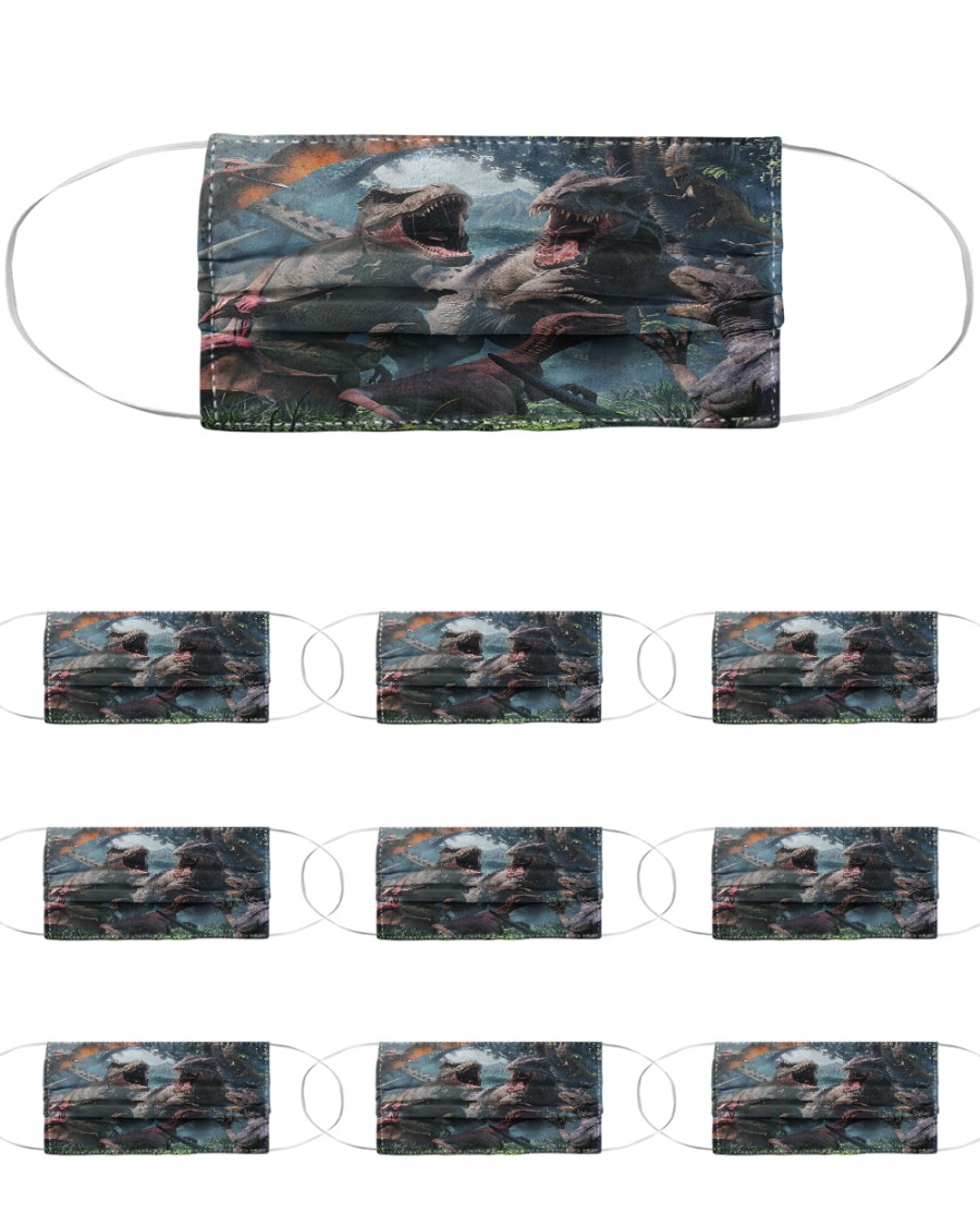 T Rex 16 Cloth Face Mask - 10 Pack