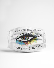 I See Your True Color Cloth face mask aos-face-mask-lifestyle-22