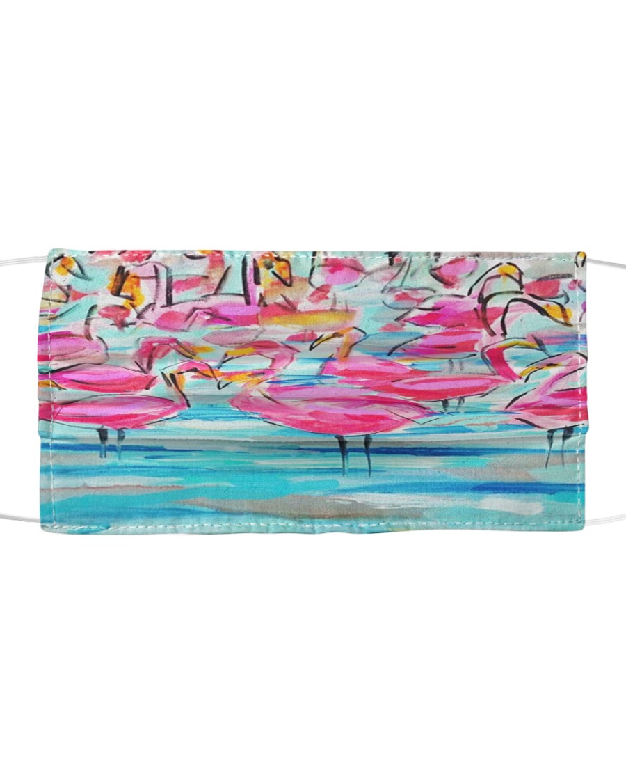 Flamingo 8 Cloth face mask