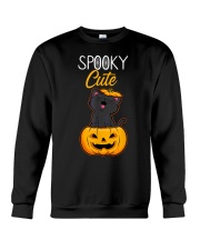 Spooky Cute Black Cat Halloween Pumpkin T-Shirt Crewneck Sweatshirt thumbnail