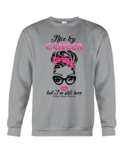 Nice try cancer Crewneck Sweatshirt tile