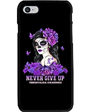 Never give up Phone Case tile