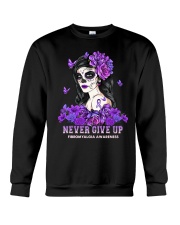 Never give up Crewneck Sweatshirt tile