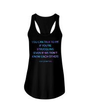 You can talk to me Ladies Flowy Tank tile