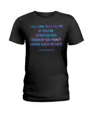 You can talk to me Ladies T-Shirt tile