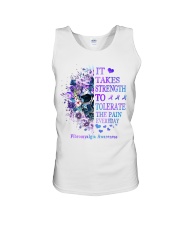It takes strength to tolerate the pain everyday Unisex Tank tile