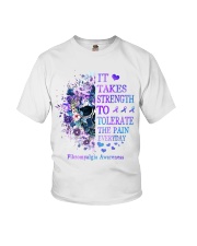 It takes strength to tolerate the pain everyday Youth T-Shirt tile