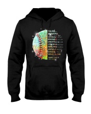 God says you are Hooded Sweatshirt tile