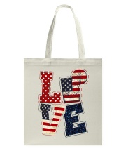 Love Independence Day Tote Bag tile