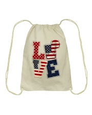 Love Independence Day Drawstring Bag tile