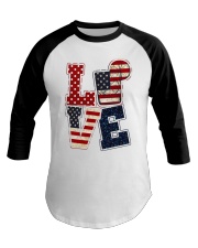 Love Independence Day Baseball Tee tile