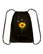 Faith Hope Love Drawstring Bag tile