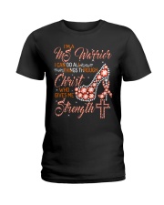 I'm a MS warrior Ladies T-Shirt tile
