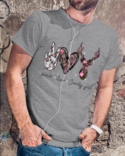 Peace Love Country Girl Classic T-Shirt lifestyle-mens-crewneck-front-4