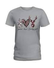 Peace Love Country Girl Ladies T-Shirt tile
