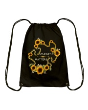 Kindness matters Drawstring Bag tile
