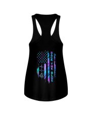Back the blue Ladies Flowy Tank tile
