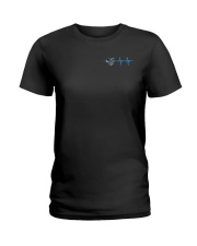 Back the blue Ladies T-Shirt front
