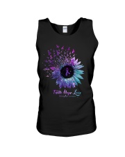 Faith hope love Unisex Tank tile
