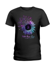 Faith hope love Ladies T-Shirt tile