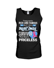 I may not be rich and famous Unisex Tank tile