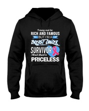 I may not be rich and famous Hooded Sweatshirt tile