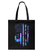 Baking American flag Tote Bag tile