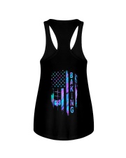 Baking American flag Ladies Flowy Tank tile