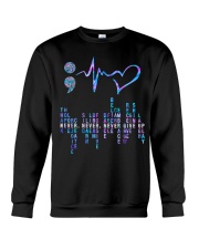 Never ever give up Crewneck Sweatshirt tile