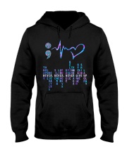 Never ever give up Hooded Sweatshirt tile