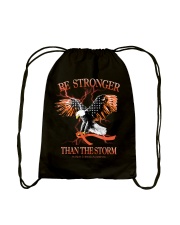 Be strong than the storm Drawstring Bag tile