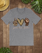 Peace Love Justice - Printed apparels Classic T-Shirt lifestyle-mens-crewneck-front-18