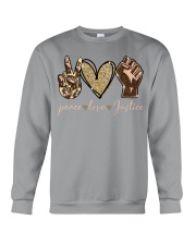 Peace Love Justice - Printed apparels Crewneck Sweatshirt tile