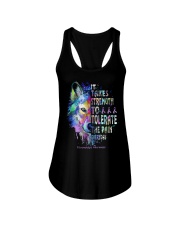 It takes strength - Fibromyalgia awareness Ladies Flowy Tank tile