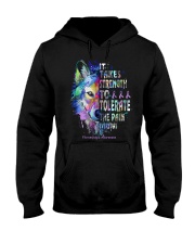 It takes strength - Fibromyalgia awareness Hooded Sweatshirt tile
