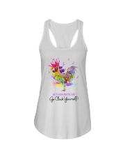 Go cluck yourself Ladies Flowy Tank tile