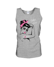 Wife mom fighter Unisex Tank tile