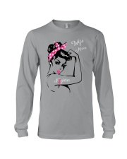 Wife mom fighter Long Sleeve Tee tile