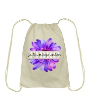 Faith - Hope - Love Drawstring Bag tile