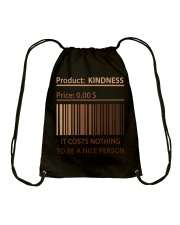 It costs nothing to be a nice person Drawstring Bag tile