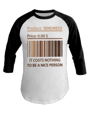 It costs nothing to be a nice person Baseball Tee tile
